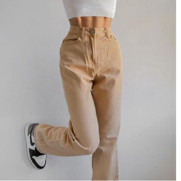 BDG Denim - Urban Outfitters NWT - Straight Leg Cowboy Jean in Tan Sz 28